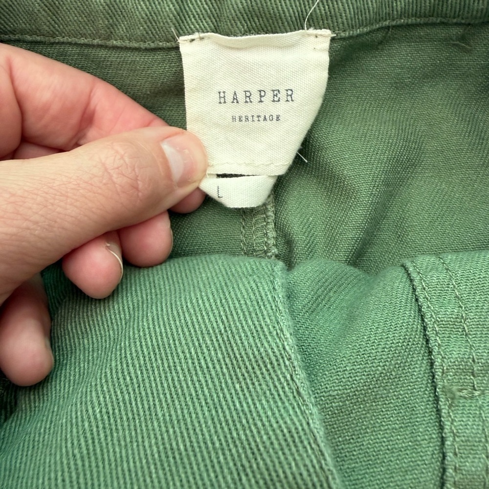 Olive Green Mini Skirt - Picture 3 of 5